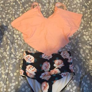 Bathing suit top and bottom